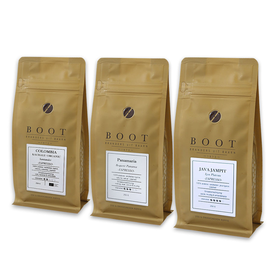 Boot KTC Espresso pakket - Garantie op Succes - 3-delig 250 gram