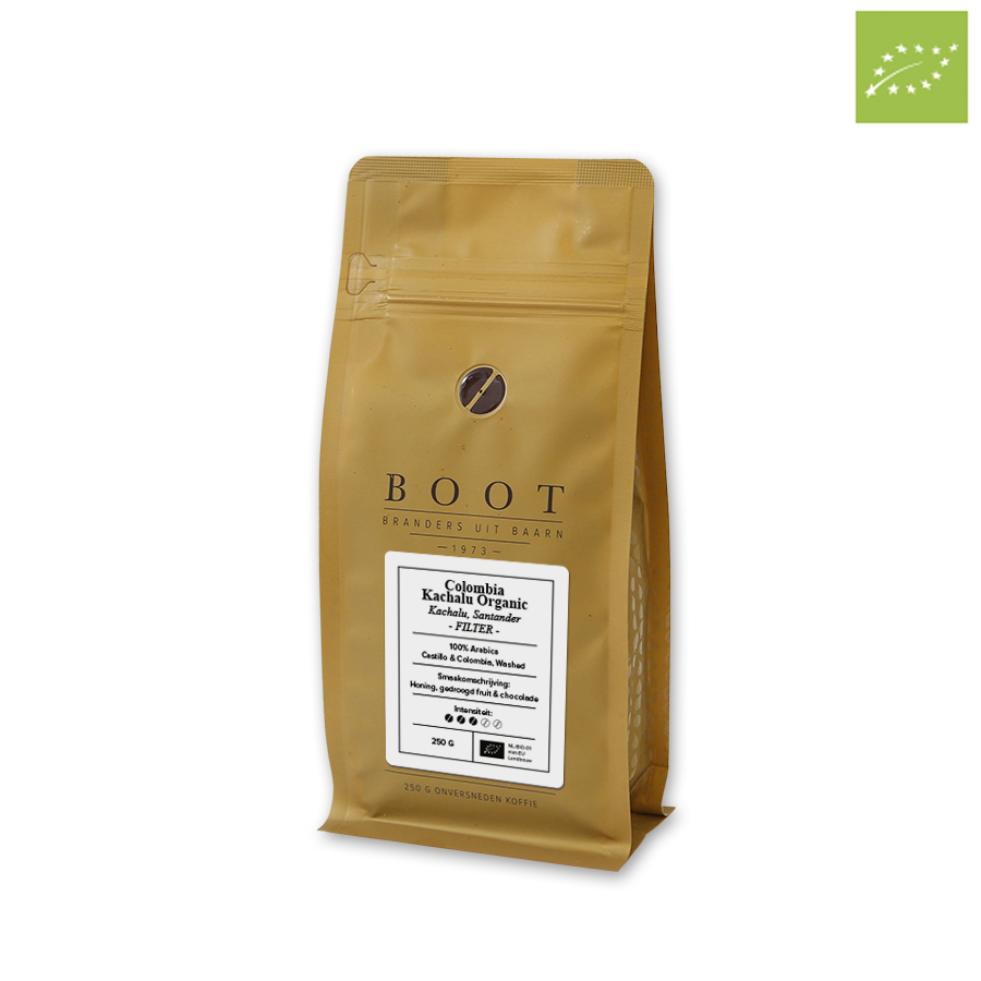 Colombia Kachalu Organic Filter-250 gr verpakking