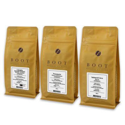 Garantie op Succes - Boot introductiepakket - 3-delig 250 gram Espresso