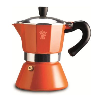 Espressokan Pezzetti inductie- 6 kops - Oranje