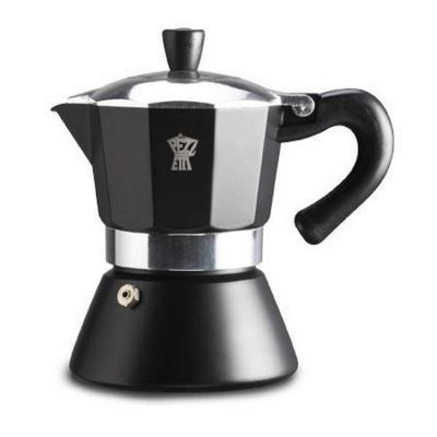 Espressokan Pezzetti inductie- 6 kops - Zwart