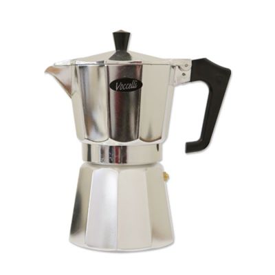 Espressokan Voccelli - 6 kops - Aluminium