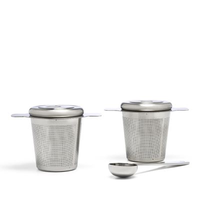 Bredemeijer theefilters, set van 2 RVS theefilters 