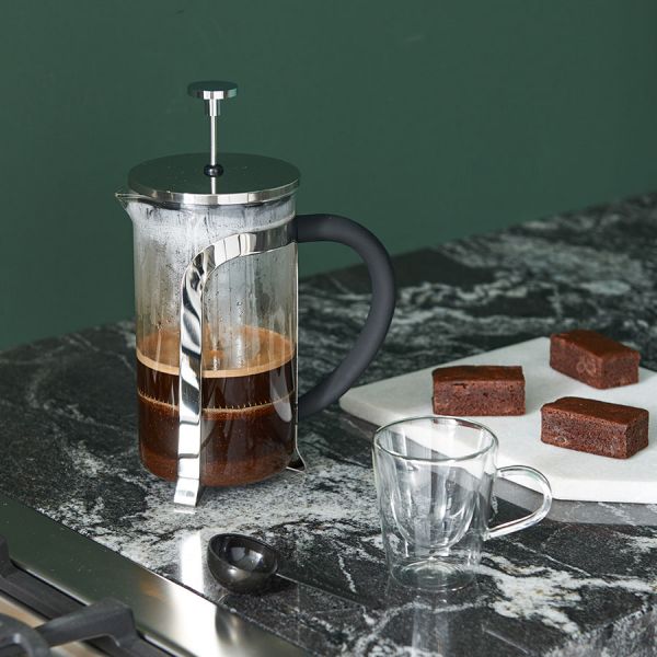 Cafetiere 1000ml - RVS shiny