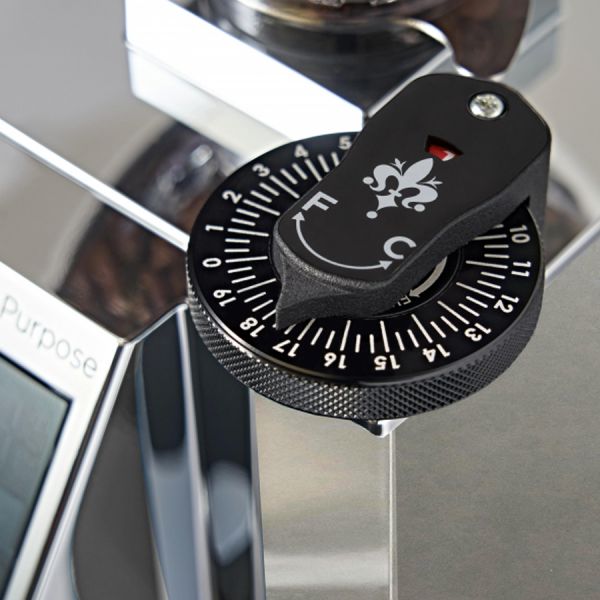 Koffiemolen Eureka Mignon Libra 65mm - Chrome