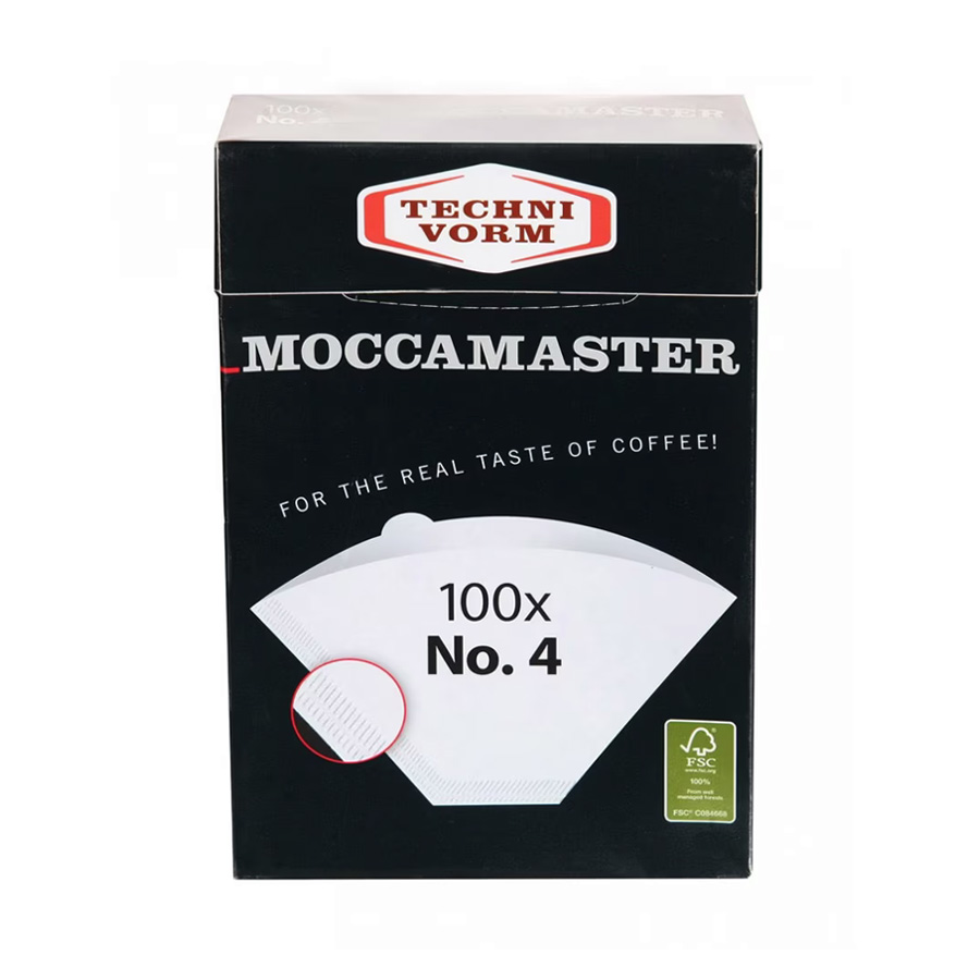 Moccamaster No 4. Koffiefilters - 100 stuks