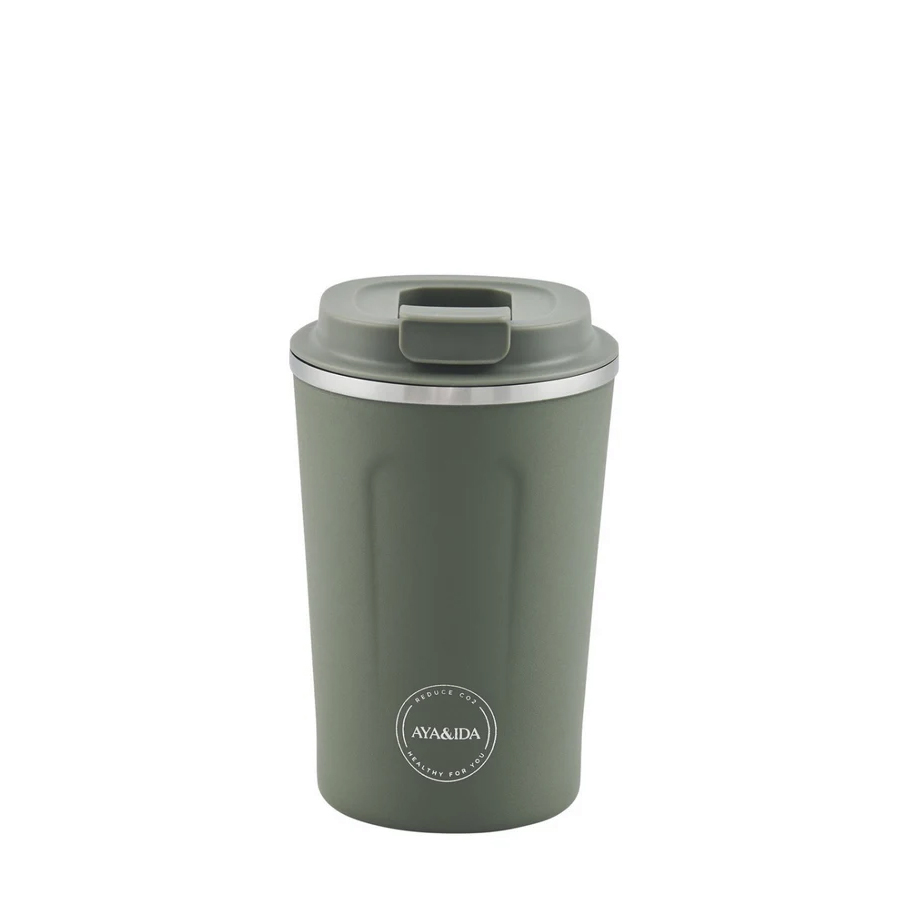 Aya & Ida - CUP2GO beker - Tropical Green - 380ml