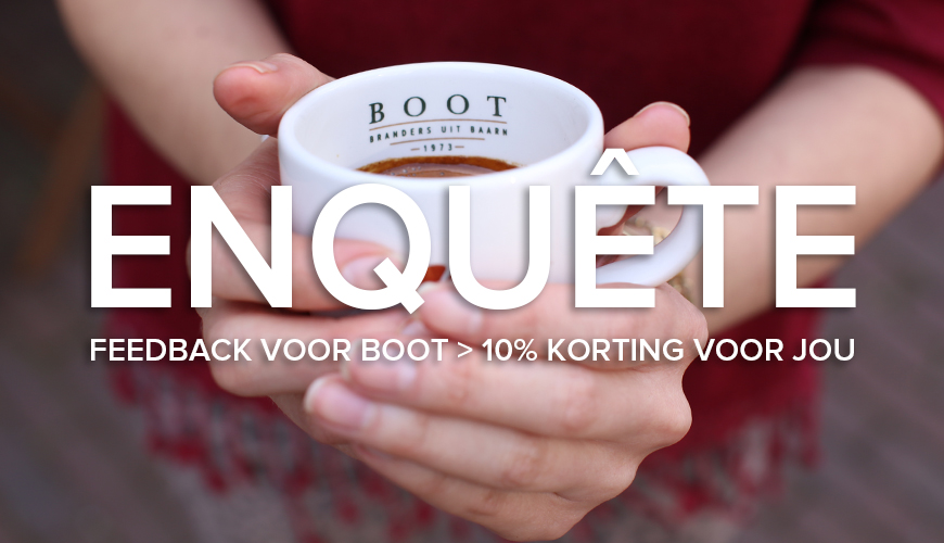 Enquête - Feedback voor Boot, korting voor jou